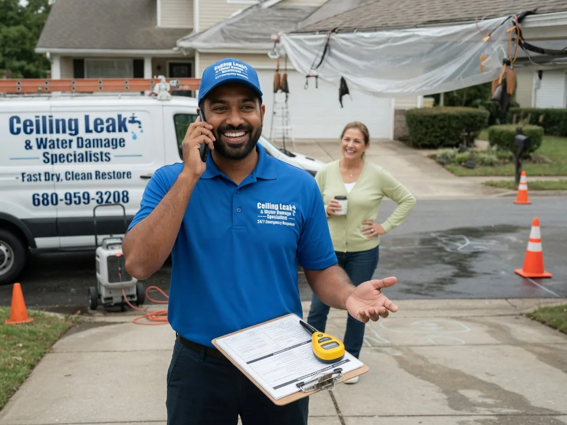 Ceiling Leak Cleanup Arundel, ME FAQs